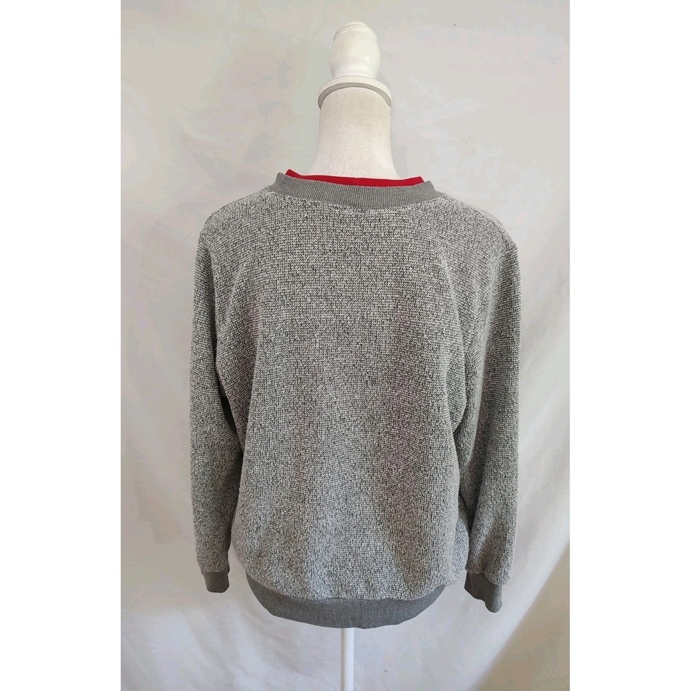90's Vintage BonWorth Sweatshirt Fall Autumn Cardinals & Leaves Modest Retro L - Picture 3 of 6